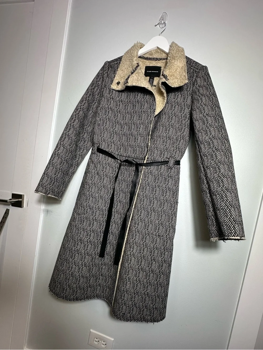 Club Monaco Wool Button Coat Size S/P